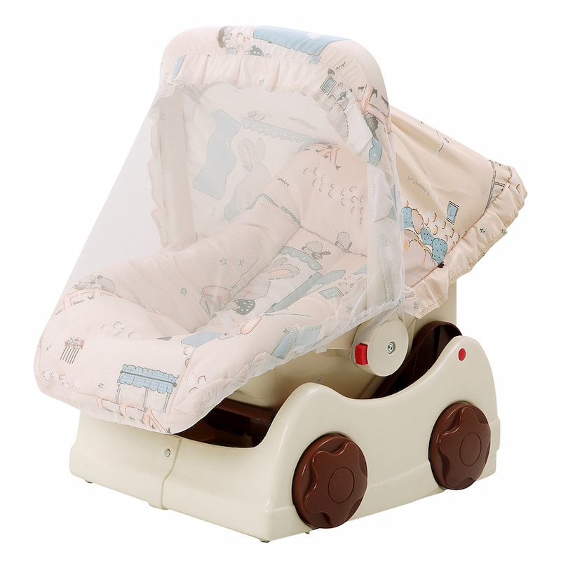 4-in-1 Sleeping, Carrying, Sitting & Rocking Baby Cradle With Washable Softgoods Beige