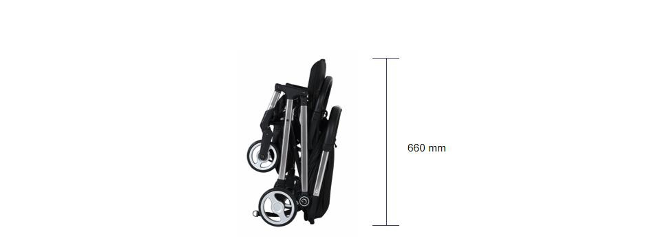 Self-standing After Folding Baby Stroller