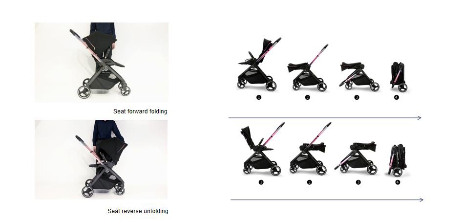 Two-way Folding Baby Stroller