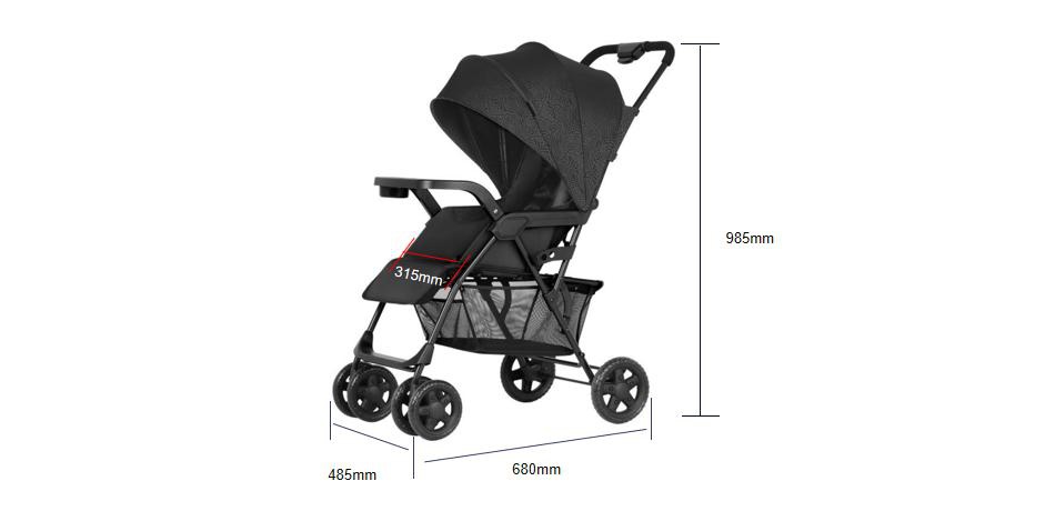 Jeep Lightweight Baby Stroller With Child Tray