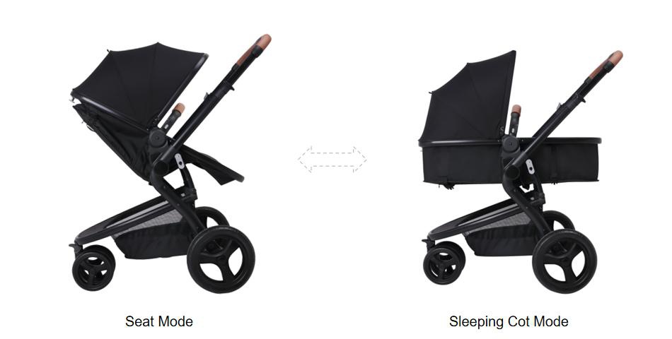 Baby Stroller With 2-in-1 Seat & Sleeping Cot Modes