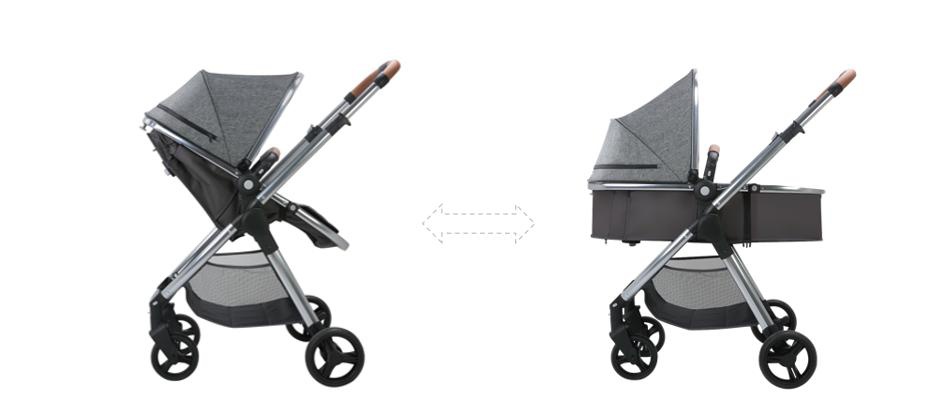 Baby Stroller With 2-in-1 Seat & Sleeping Cot Modes