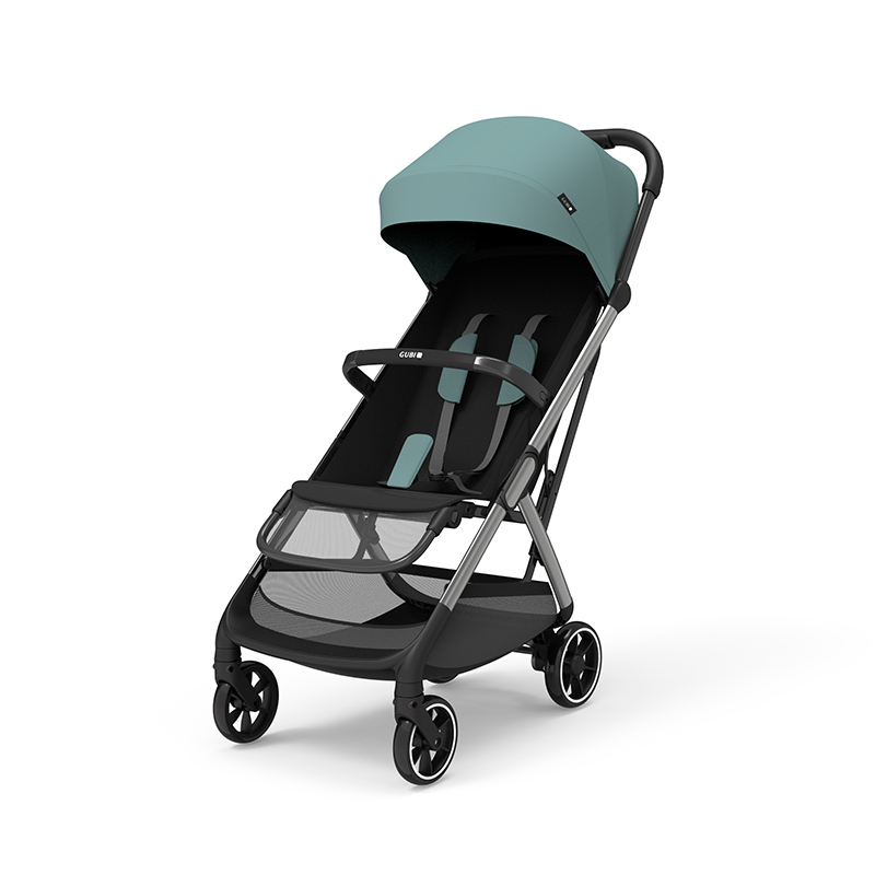 Smart Lightweight Ultra-Compact Carry-on Stroller Light Blue